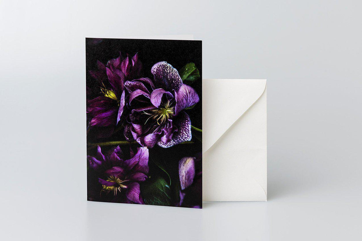 Hellebore Detail Greeting Card