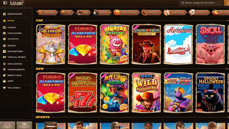 Lizaro Casino bonus promotions
